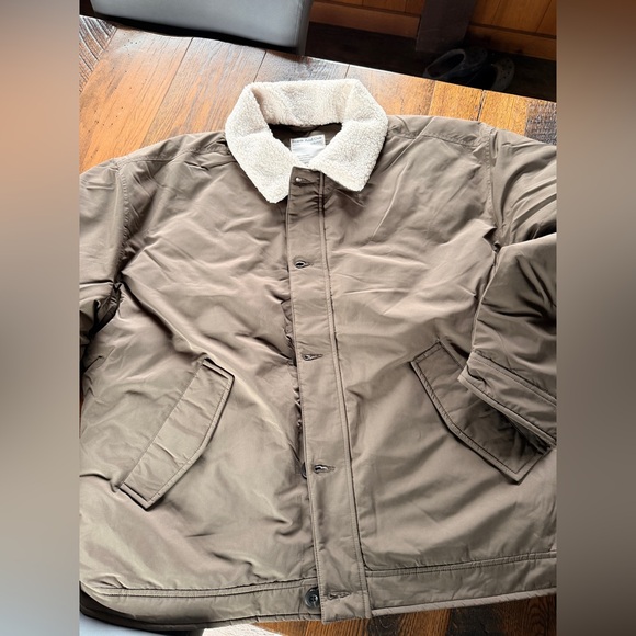 Frank & Oak Other - Frank & Oak Brown Aviator Jacket men’s women’s XXL winter coat and nearly new